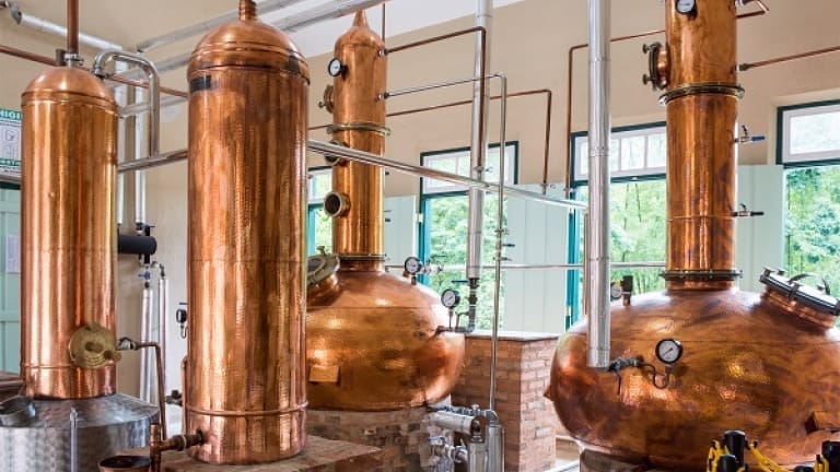 Cachaca copper still manufacturing brazilian distillery of paraty distillation